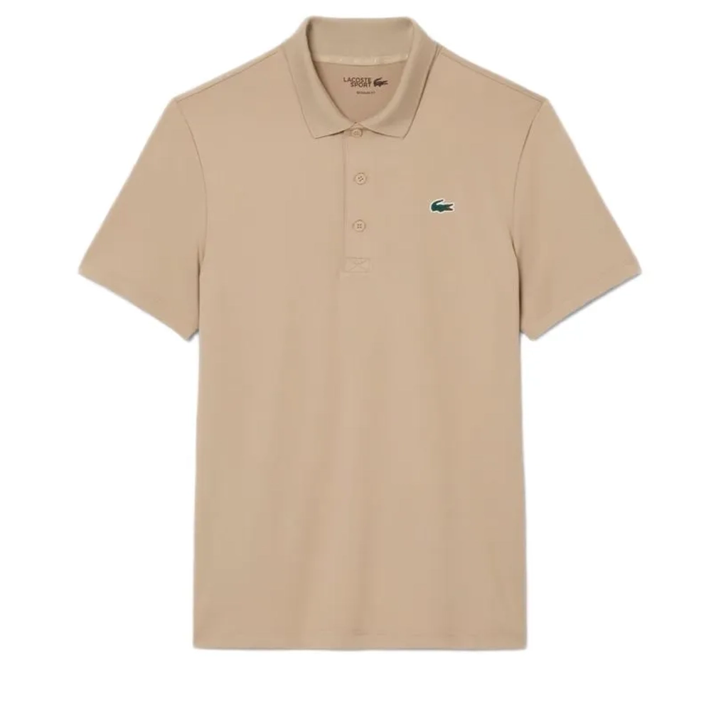 Теннисное поло Lacoste Ultra Dry Stretch Golf - beige