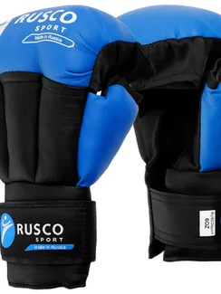 Перчатки для рукопашного боя RUSCO SPORT 12 Oz цвет синий