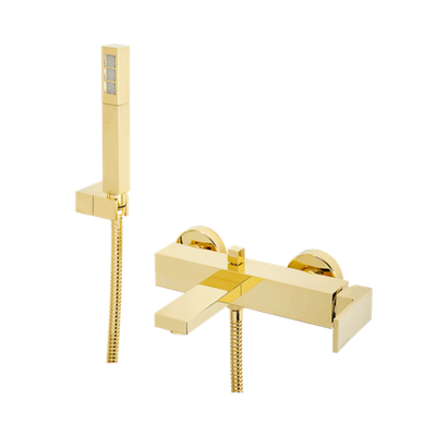 Смеситель Migliore Kvant Gold 25391  для ванны с ручным душем, золото