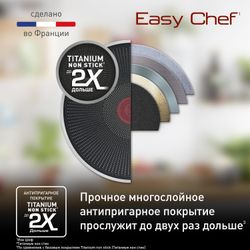 Сковорода для блинов Tefal EASY CHEF G2703823 25 см
