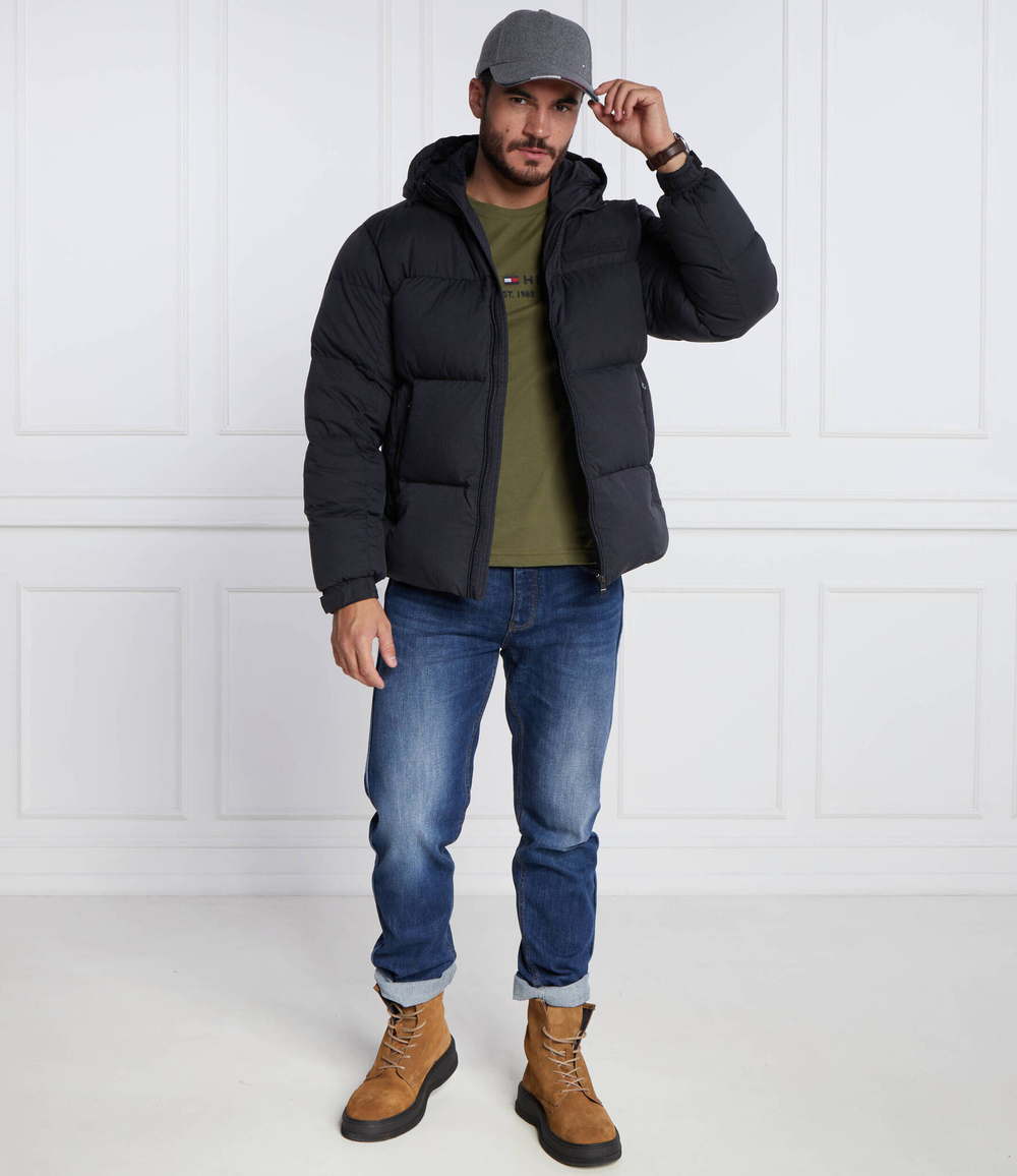 Пуховая куртка NEW YORK HOODED Tommy Hilfiger - темно-синий(MW0MW32786)