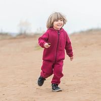 Толстовка с капюшоном "Брусника" утепленная