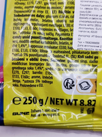 Жевательный мармелад кислые червячки Woogie Sour Worms с натуральным соком, 250 г