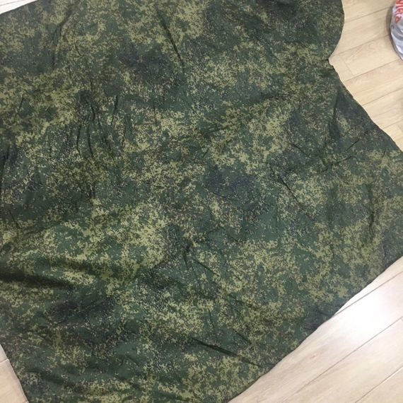 Армейский спальный мешок с капюшоном со стяжкой на 2-х фиксаторах