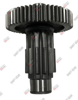 12JS200T-1707051 - Вал промежуточный демультипликатора (короткий) на КПП
