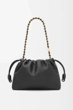 Loewe Сумка Flamenco среднего размера из мягкой кожи ягненка наппа, черный