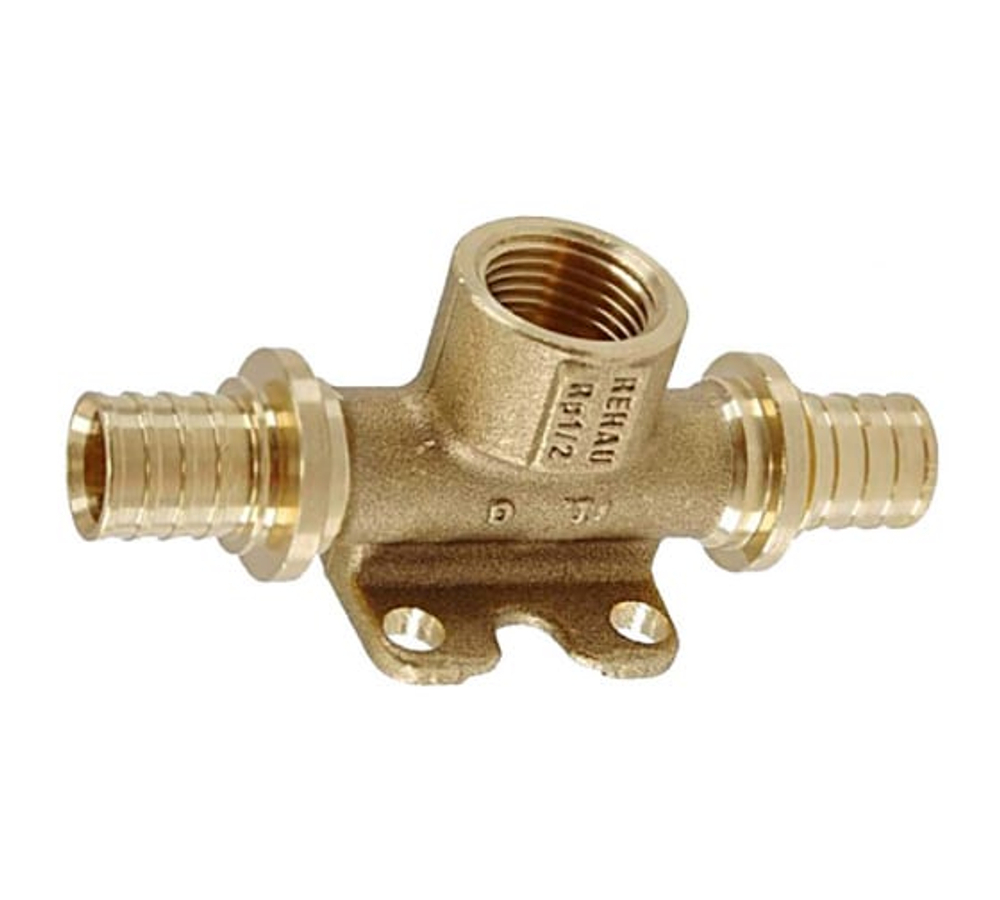 Водорозетка надвижная проходная В бронза REHAU 16х1/2"х16 Rx+ (ВР)