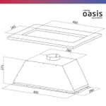 Вытяжка OASIS UM-50IG