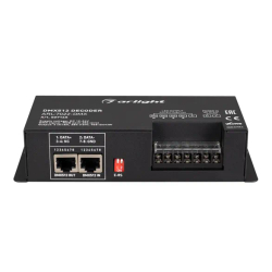 Декодер ARL-7022-DMX (12-24V, 4x8A, DMX512, XLR3) (Arlight, IP20 Металл, 3 года) 027145