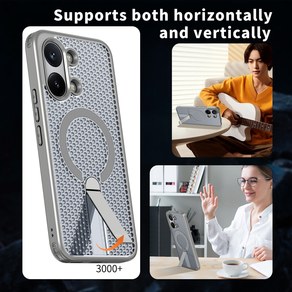 Прозрачный чехол Mesh Pro Magnetic Case для Poco X8 Pro Max 5G