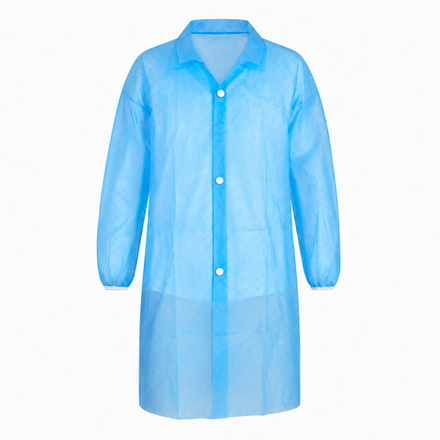 Халат голубой, 4XL-5XL