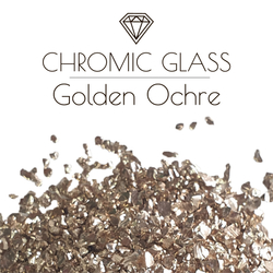 Стеклянная крошка Chromic Glass, Golden Ochre, 100гр