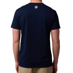 Мужская теннисная футболка Roland Garros Color Lines - navy blue