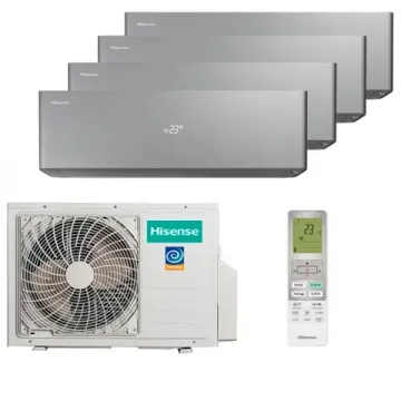Мультисплит система на 4 комнаты Hisense AS-10UW4RXVQH00AG(B) x 4 / AMW4-27U4RJC