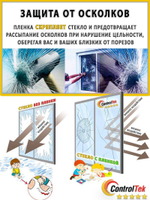 Пленка для окон декоративная MATTE FROST ControlTek, на отрез