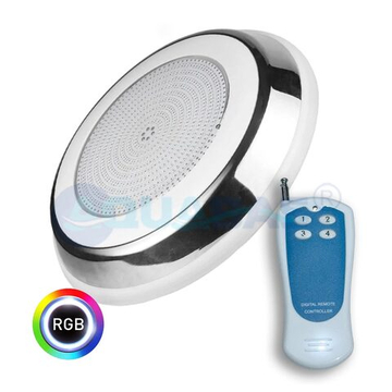 Прожектор светодиодный 18Вт AML RGB 280мм 12В оправа н/с AISI 316 (HX-WH280-252S)
