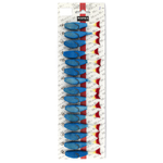 Поролоновая рыбка "Марка" мерцающая, 8см (15шт/уп)