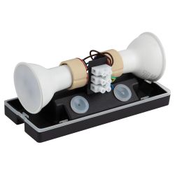 Декоративная подсветка ЭРА WL38 BK MR16/GU10 черный для интерьера и фасадов зданий | Фасадная декоративная подсветка