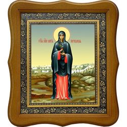 Мария Персидская мученица. Икона на холсте.