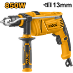 Дрель электрическая ударная INGCO ID8508 INDUSTRIAL 850 Вт 1,5-13 мм