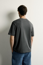 ФУТБОЛКА ИЗ ПЛОТНОГО ХЛОПКА С КОРОТКИМИ РУКАВАМИ — ZARA · 4092/443