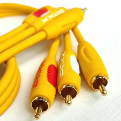DAXX R15-15 Аудио/видео кабель 3RCA-3RCA коаксиальный, бюджетный. Длина 1,5м