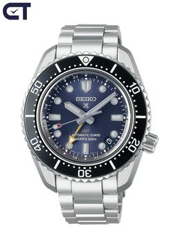 Seiko SBEJ021 Prospex Sea мужские наручные часы — 1968 Heritage Diver’s GMT с сине-серым циферблатом