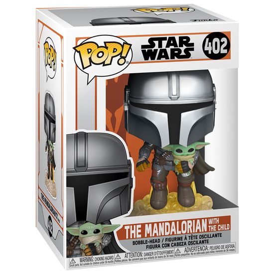 Фигурка Funko POP! Bobble Star Wars Mandalorian Mandalorian with The Child 50959