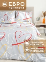 Постельное белье евро хлопок 50х70 Сакраменто