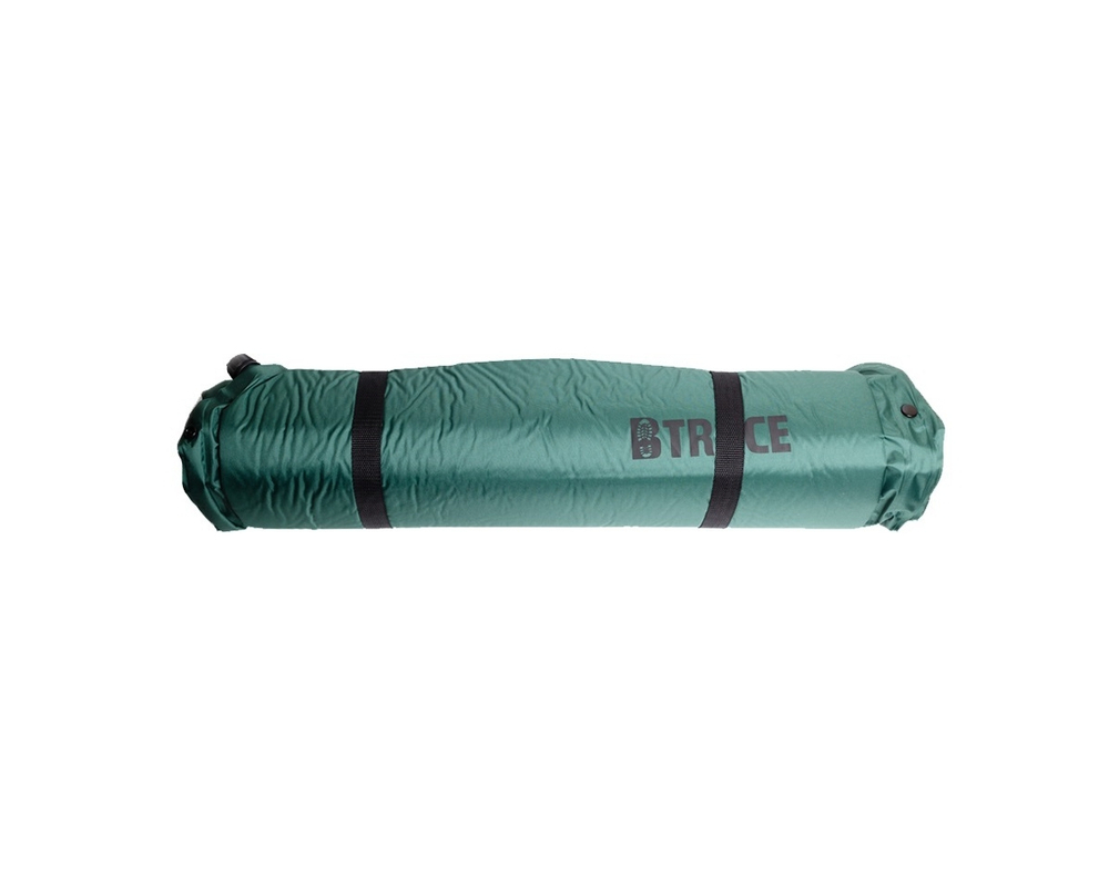 Коврик самонадувающийся BTrace Basic 5, 192х66х5 см, Зеленый, артикул M0202