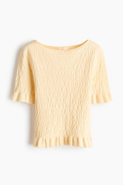 Текстурный трикотажный топ - H&M