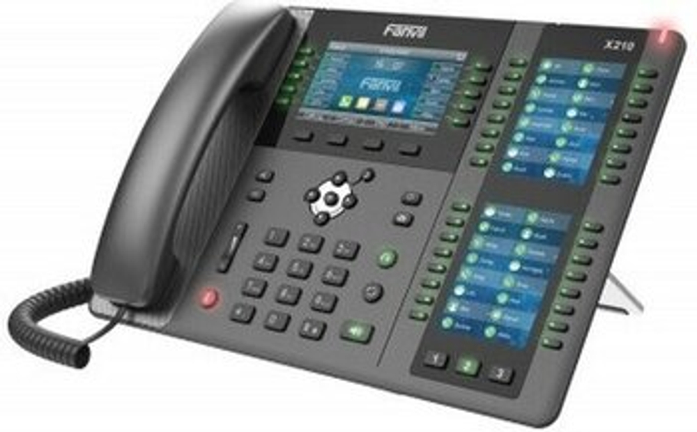 IP-телефон FANVIL X210, SIP, IP, PoE, GigE, цветной экран, 20 SIP линий