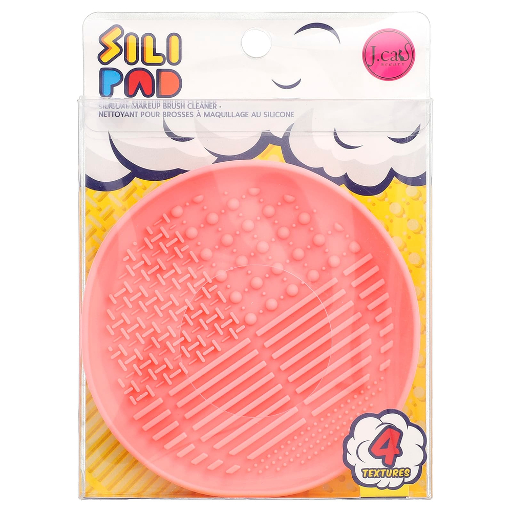 J.Cat Beauty, Sili Pad, силиконовое средство для очищения кистей для макияжа, BR33 розовый, 1 шт.