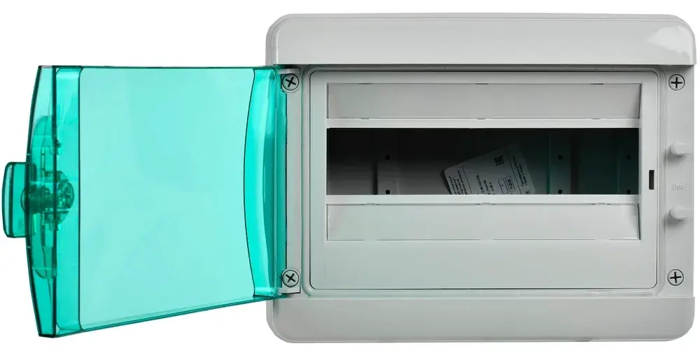 Корпус пластиковый КМПн-12 IP65 зеленая прозрачная дверь TEKFOR IEK
