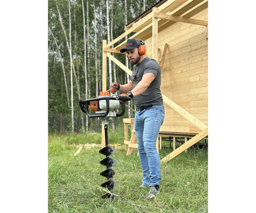 Мотобур (бензобур) FF140PRO с буром 150 мм HOLZFFORMA