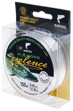 Леска монофильная Salmo Diamond EXELENCE FLUORO COATED Clear 150/040