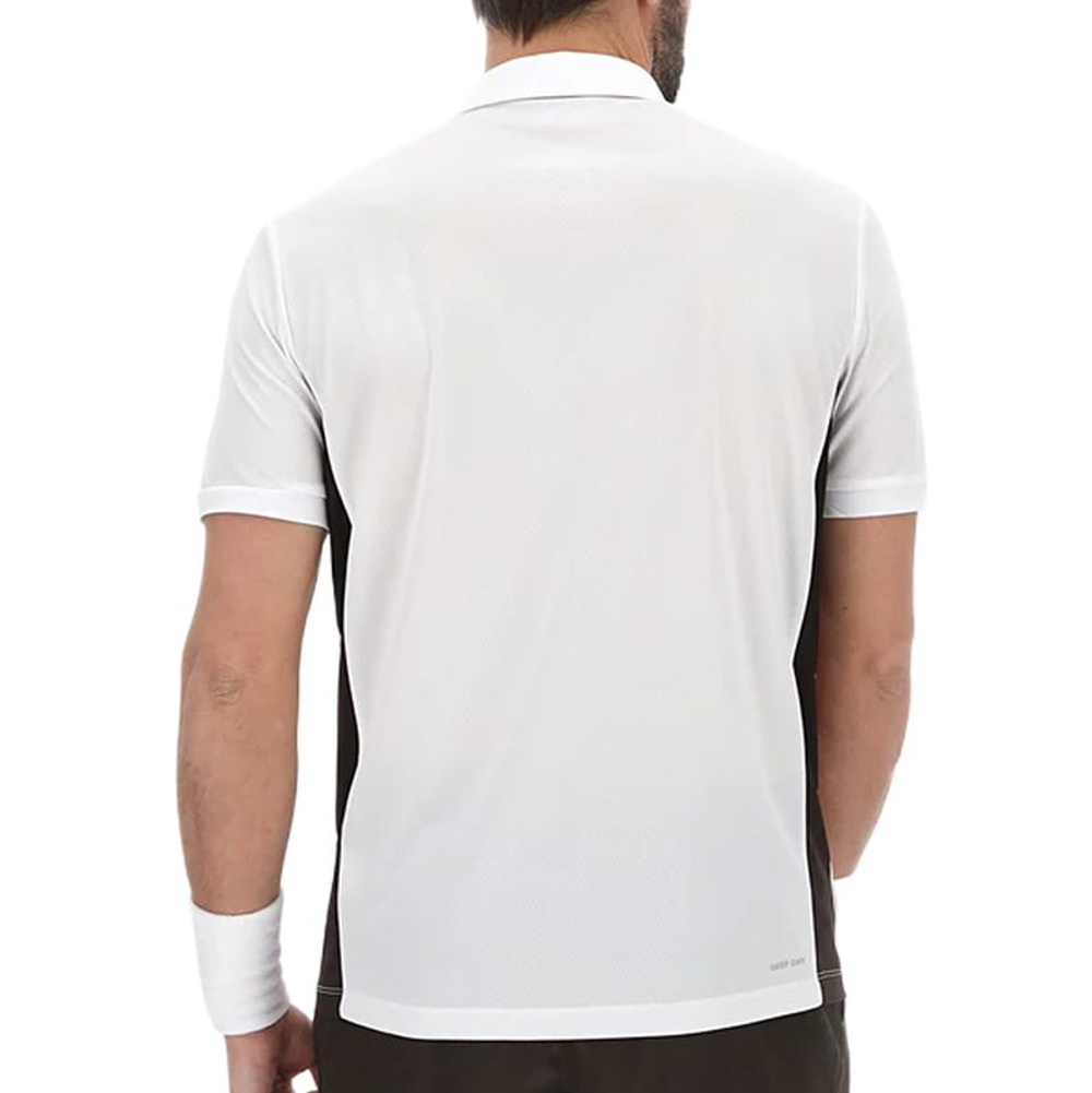 Мужское теннисное поло Lotto Tech VI D1 - bright white