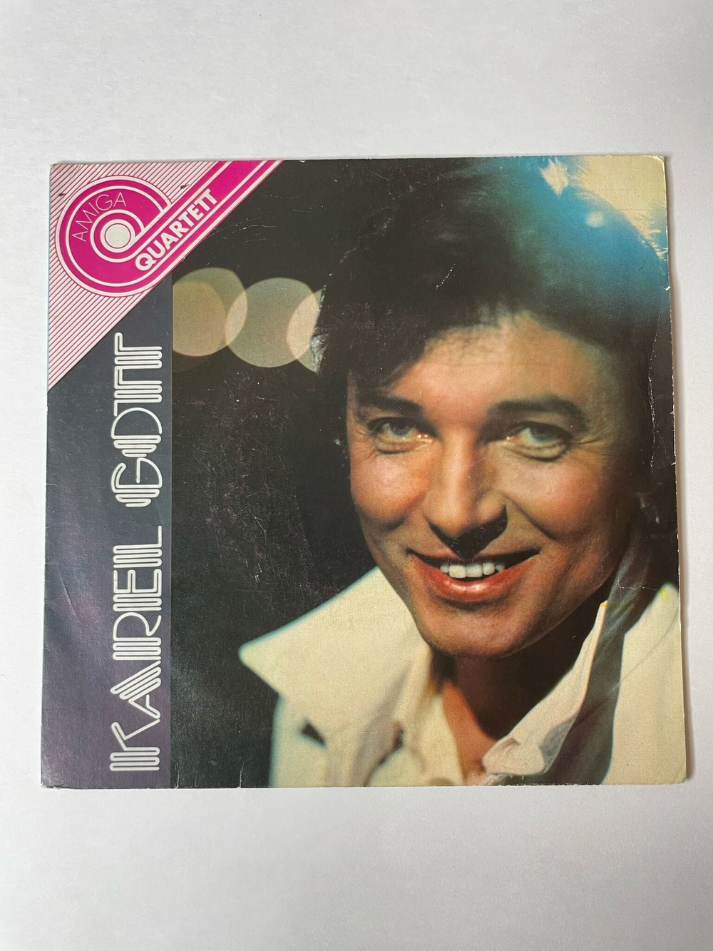 Винтажная виниловая пластинка LP Karel Gott Карел Готт (ГДР 1981) 7 дюймов