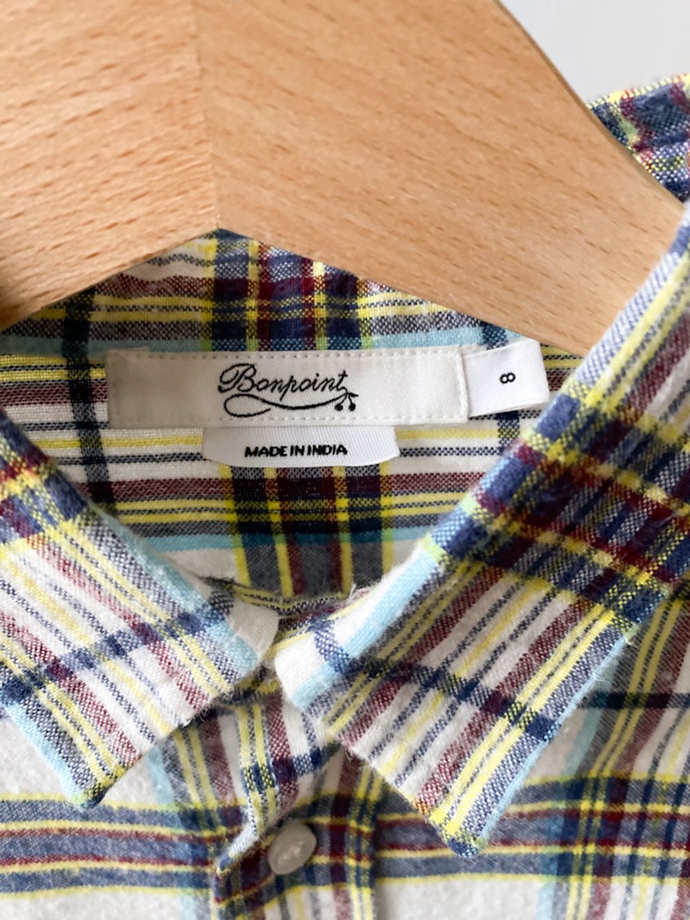 Хлопковая рубашка Bonpoint, 128