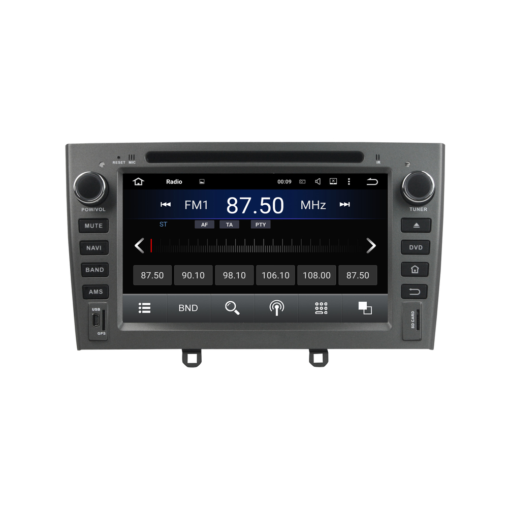 Установочный комплект для PEUGEOT 408 2012+, 308 2008-2014, RCZ 2010-2015 серый  KUBERG KD-7604g-P5