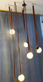 Pendant design lamp Plusminus Semispheres by Vibia (black)