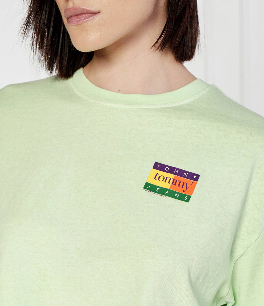 Футболка Summer flag Tommy Jeans - лимонный(DW0DW18141)
