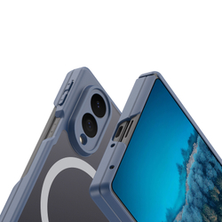 Чехол усиленный с синими рамками и с MagSafe для Samsung Galaxy Z Fold 8, серия Expn Series Magnetic от Dux Ducis