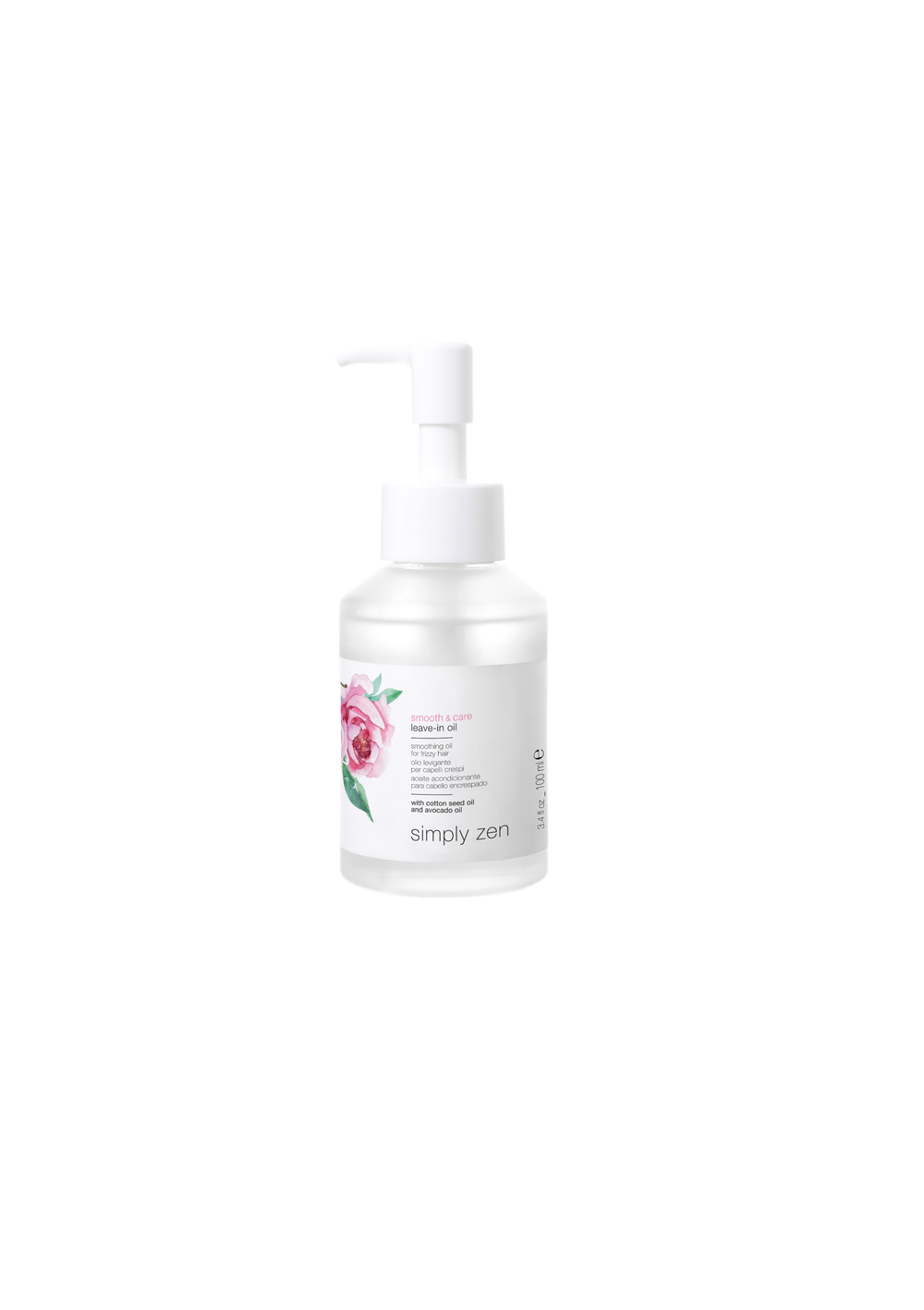 Simply Zen Smooth & Care Leave-in oil 100 мл — масло разглаживающее для пушистых волос