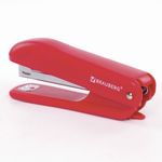 Степлер №10 BRAUBERG "SX-19", до 12 листов, с антистеплером, красный, 228589