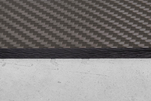 Карбон twill 12K, плашка 140x80x8мм