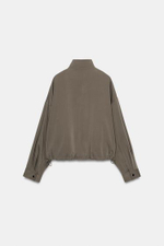 Бомбер с высоким воротником - ZARA