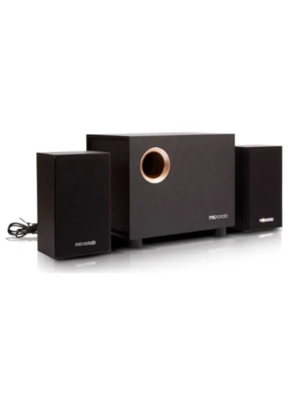 Колонки 2.1 M-105 80003122 BLACK 10 Вт, питание от сети 220В