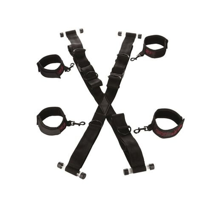 Фиксация на дверь Scandal Over The Door Cross (Цвет: красный с черным)