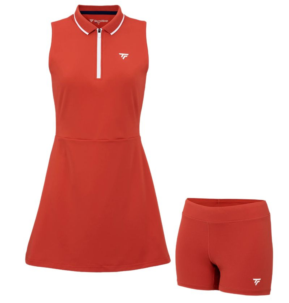 Damska sukienka tenisowa Tecnifibre Tech 2026 - terracota